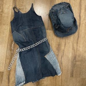 Toddler Britney & Justin denim costume (fits approx 2 year old)
